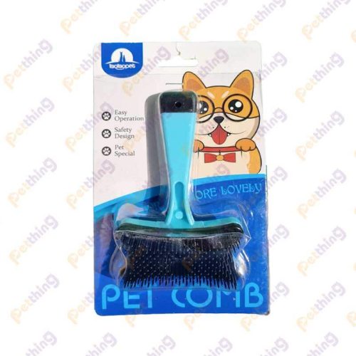 برس پلاستیکی سگ و گربه با دکمه تخلیه مو TaotaoPets